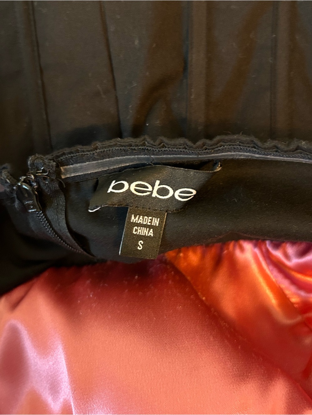 Black strapless Bebe evening dress - Picture 4 of 4